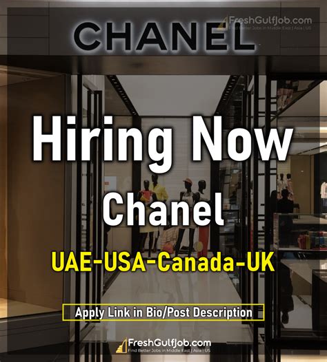 chanel carels|chanel jobs sign in.